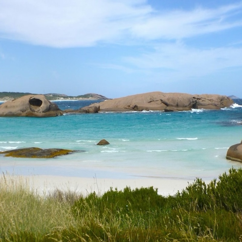 beach with golden sand