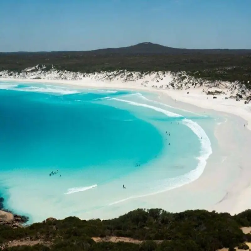 beach with golden sand